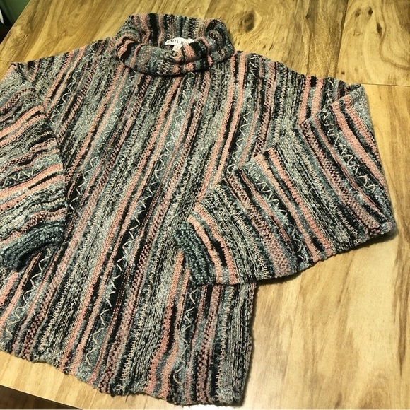 Knox Rose Coogi Style Cowl Neck Pullover Sweater Womens Size Large Soft Cozy - Picture 3 of 7